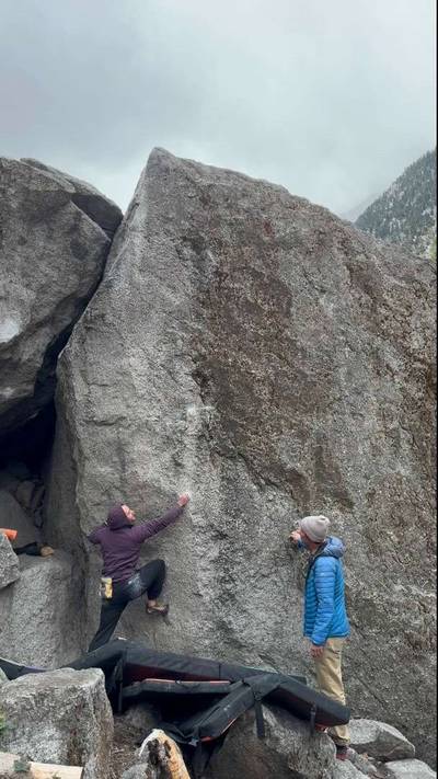 Left Side Direct v4, Little Cottonwood Canyon - Beta Video from prestond