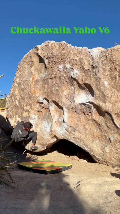 Chuckawalla Sit v6, Joshua Tree - Beta Video from Pebble_Ascender