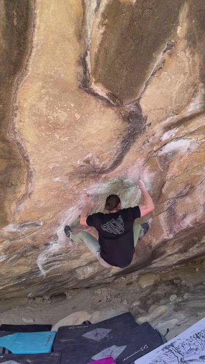 Big Joe v7, Joe's Valley - Beta Video from mylesclimbs