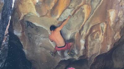 King Cobra v6, Hueco Tanks - Beta Video from chibaso
