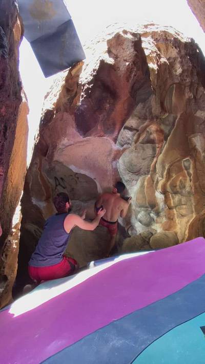Rudy v7, Hueco Tanks - Beta Video from chibaso