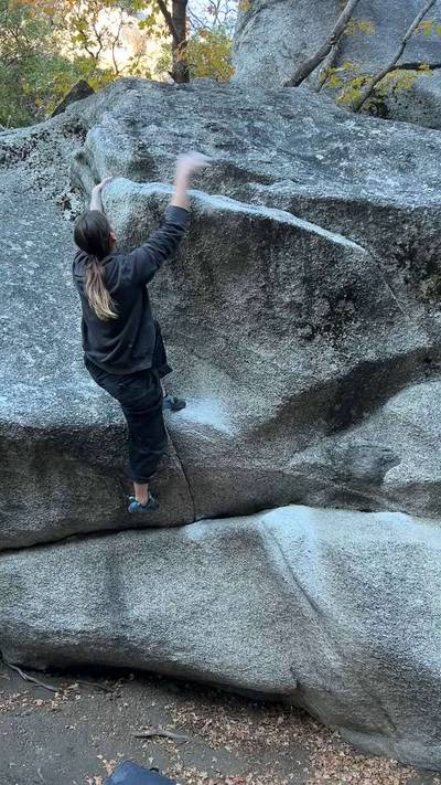 Double Dyno (AKA Dan's Problem) v2, Little Cottonwood Canyon - Beta Video from CathyG