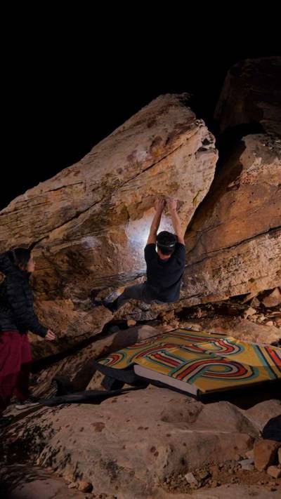 The Three Stooges v7, Red Rock - Beta Video from rickyslclimbs