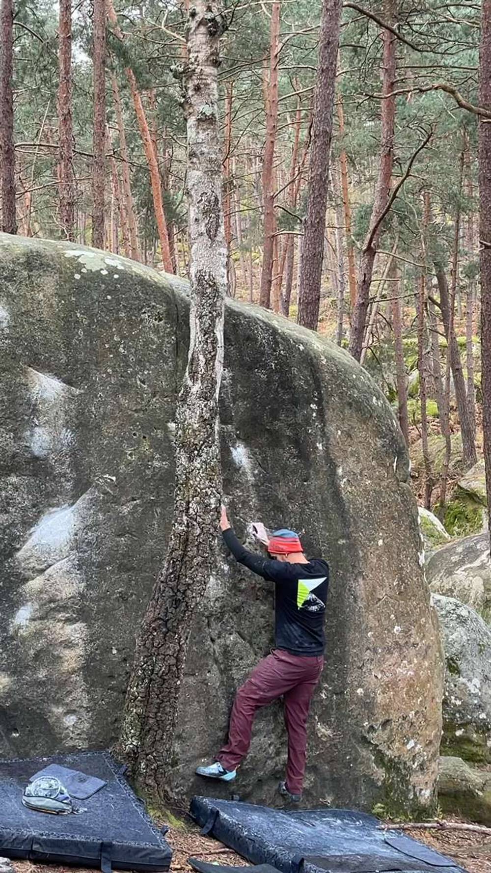 Nuit Blanche v1, Fontainebleau - Beta Video from MarioTheClimber