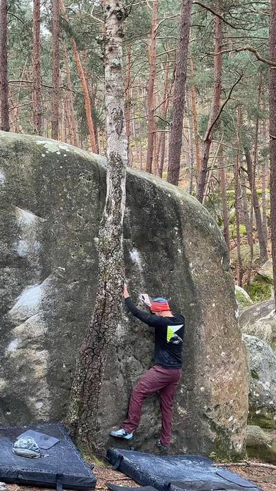 Nuit Blanche v1, Fontainebleau - Beta Video from MarioTheClimber