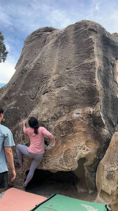 Fudgy Heck Yeah! v2, Joe's Valley - Beta Video from kimikoclimbs