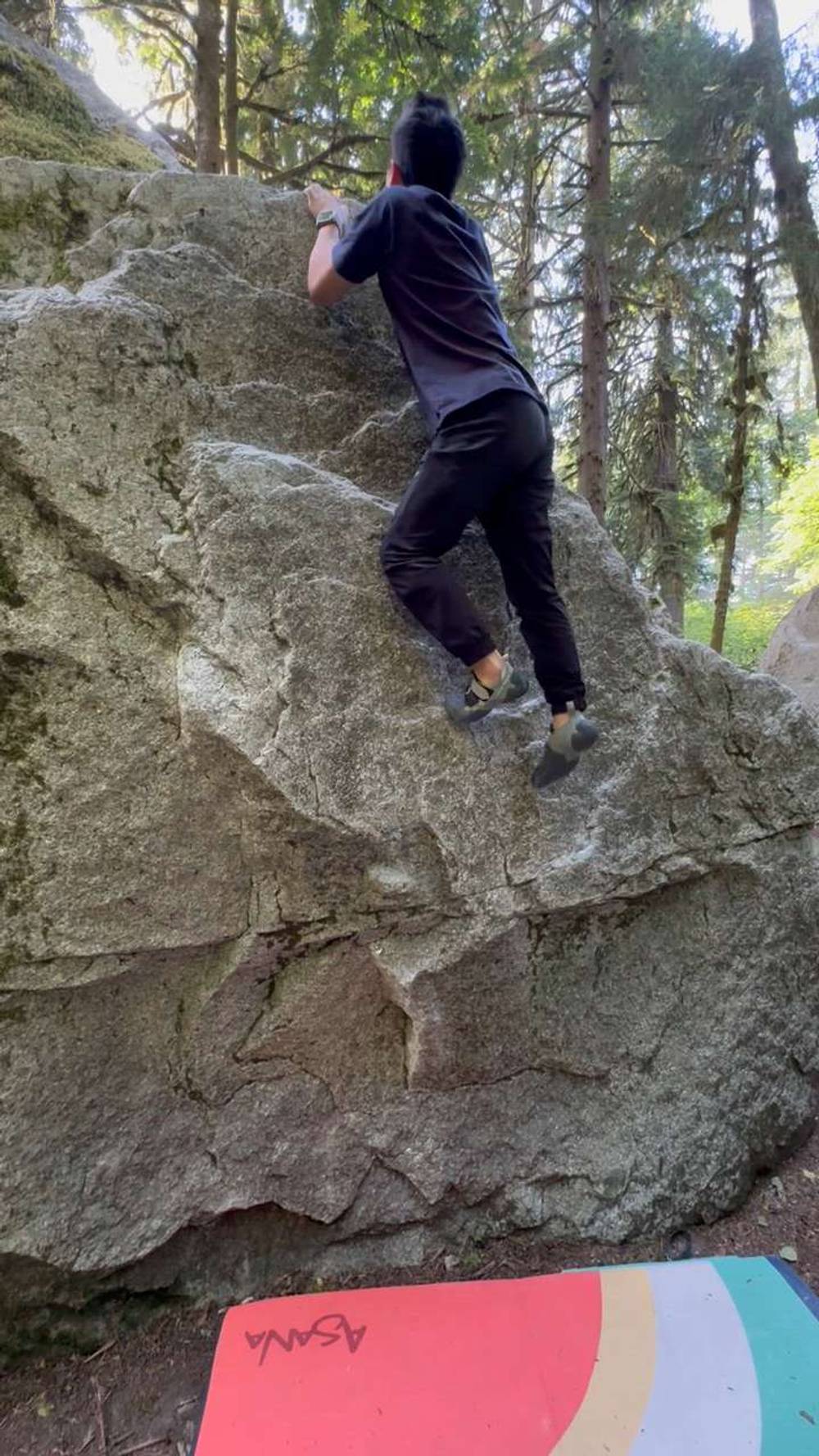 The Masturbation of Climbing v0, Squamish - Beta Video from sam.meow