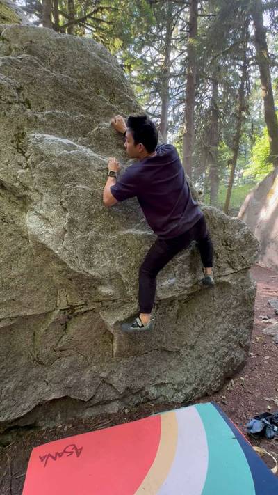 The Masturbation of Climbing v0, Squamish - Beta Video from sam.meow