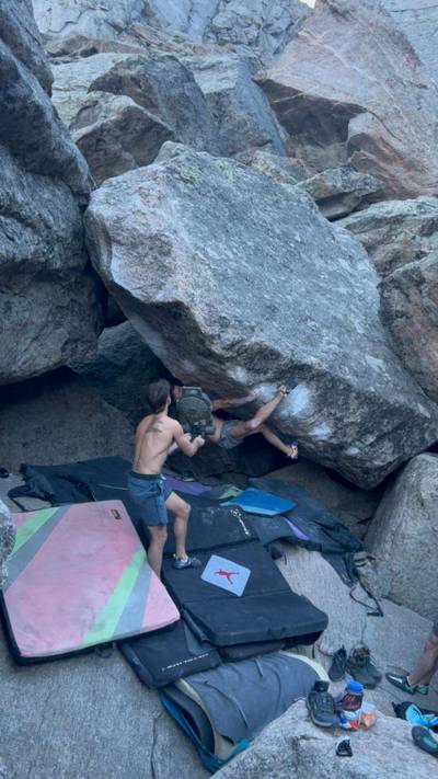 Tattooed Teardrops v10, Lincoln Lake - Beta Video from routesetter