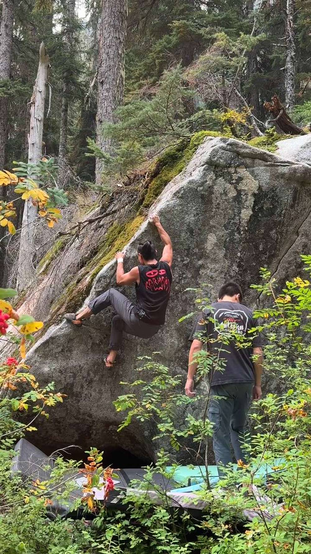 Hairy Arete v2, Stevens Pass - Beta Video from Wilsonzhanggg