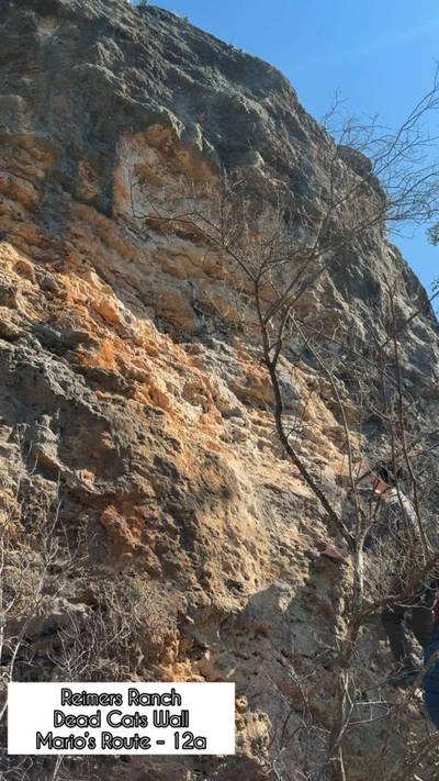 Mario’s Route 5.12a, Reimer's Ranch - Beta Video from loganmjung