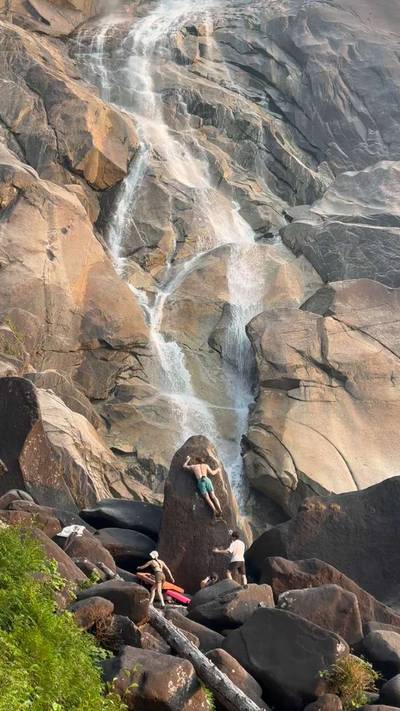 Under the Falls v3, Squamish - Beta Video from geoffarrowsmith