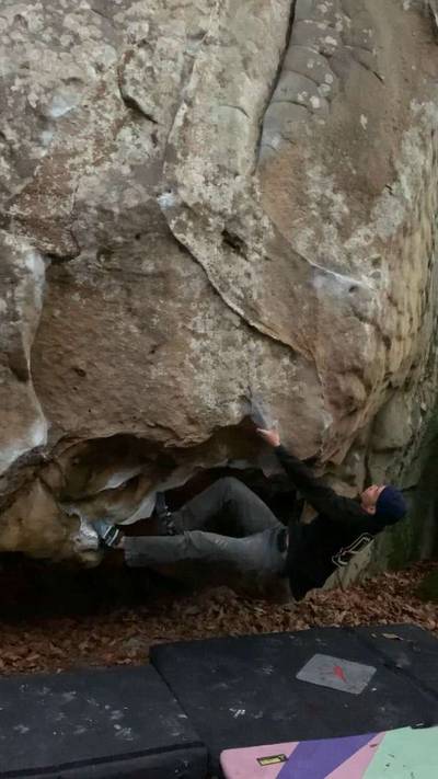White Trash v5, Stone Fort - Beta Video from thatclimbwasass