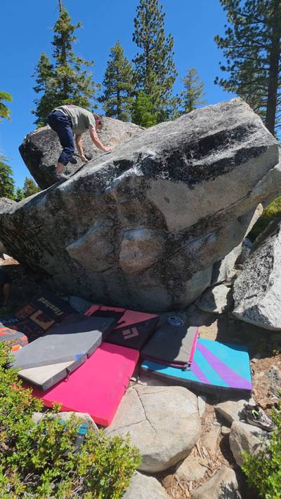 Gunks Left v4, Lake Tahoe - Beta Video from TinyDynos