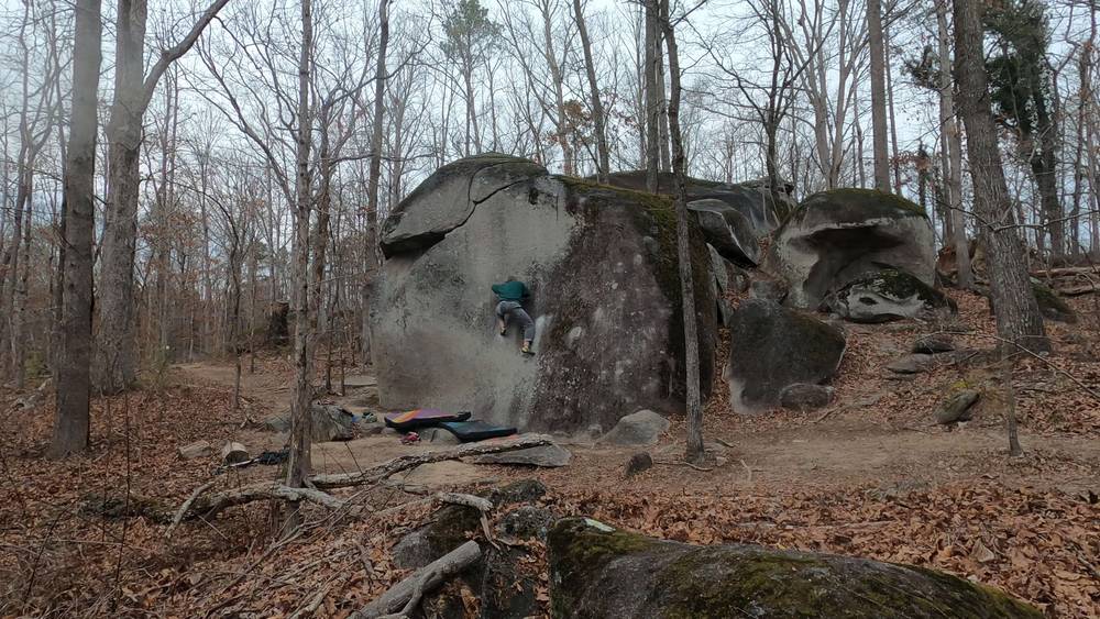 Ron Kauk's Dishes Left v6, Boat Rock - Beta Video from cedmondson