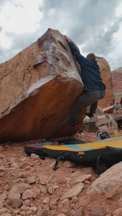 Square Arete v6, Red Rock - Beta Video from gaorlov