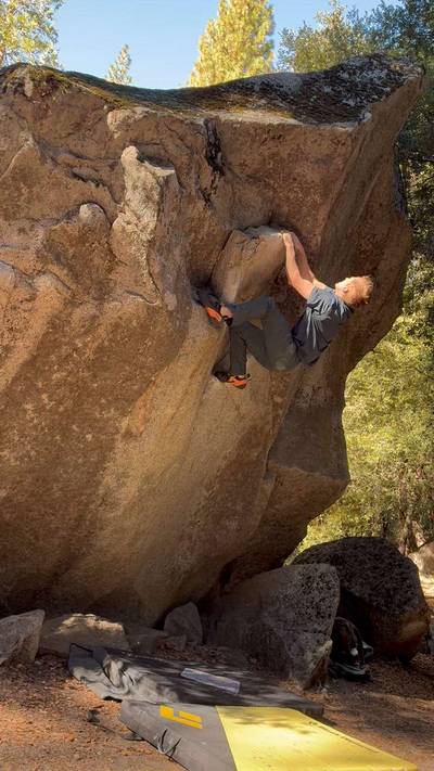 Great White v1, Yosemite Valley - Beta Video from oisinharr