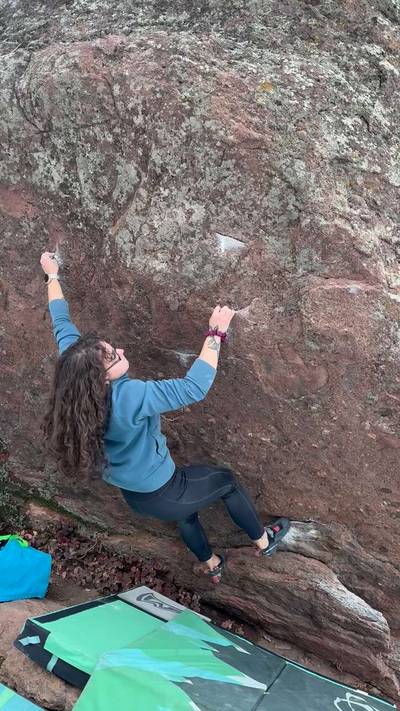 Broken Wing v8, Flagstaff Mountain, CO - Beta Video from aliciaoberholzer