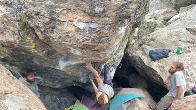 Tommy's Arete v7, Rocky Mountain National Park - Beta Video from Nstriz