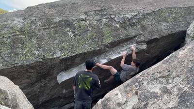 Caveman v4, Little Cottonwood Canyon - Beta Video from JackieG