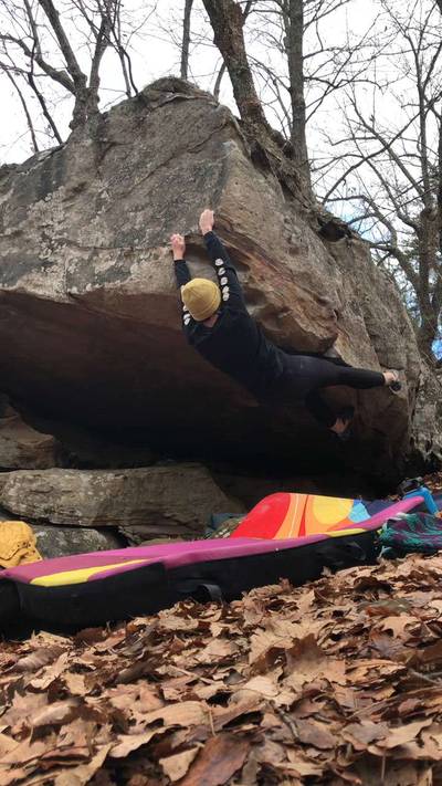 Flying v5, Rocktown - Beta Video from almabclimbing