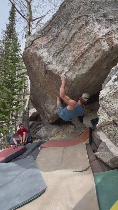 Matt's Roof v8, Little Cottonwood Canyon - Beta Video from routesetter
