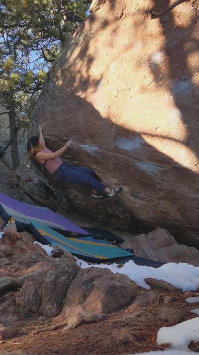 R-L Red Wall Traverse v7, Flagstaff Mountain, CO - Beta Video from kierav