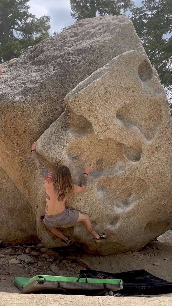 Hueco Shuffle Left v3, Tramway - Beta Video from crimpin_aint_easy