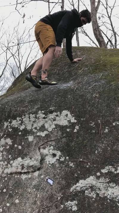 Bad Boulder Slab v0, Boat Rock - Beta Video from wreilova