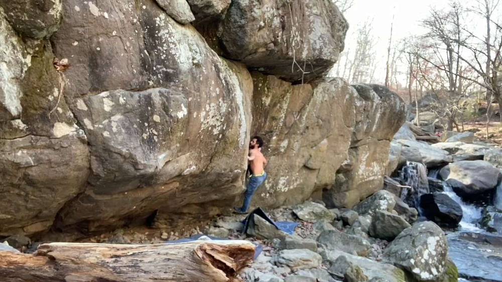 Dirty Ernie's Traverse v9, Northwest Branch - Beta Video from crimpNcrushM