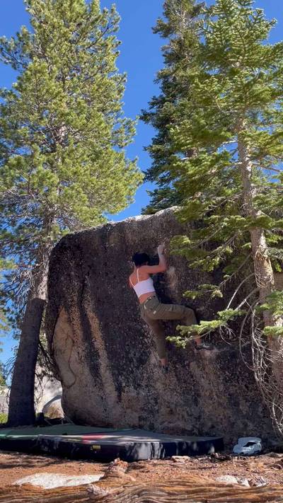 Lucky 13 v6, Lake Tahoe - Beta Video from kt.climbs