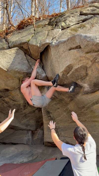 Terminator Exit v6, Rumbling Bald - Beta Video from griffin.climbs