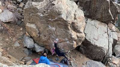 Lurker Sit v8, Clear Creek Canyon - Beta Video from Caroleeena