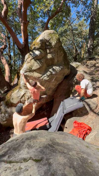 Egghead Arete v8, Castle Rock State Park - Beta Video from remy_sf