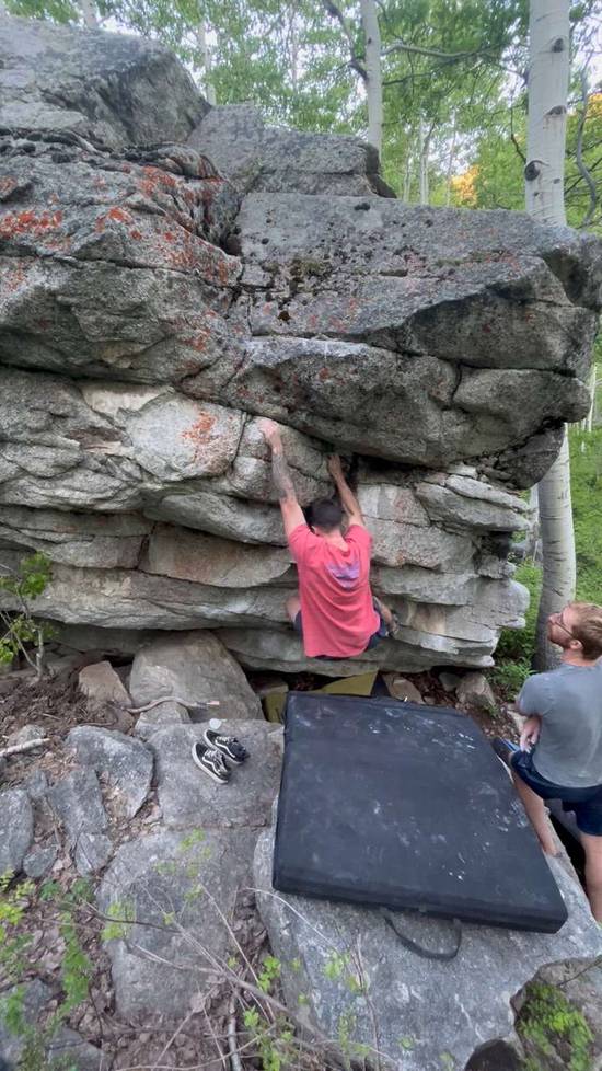 Plato o Plomo v5, Little Cottonwood Canyon - Beta Video from lukethud