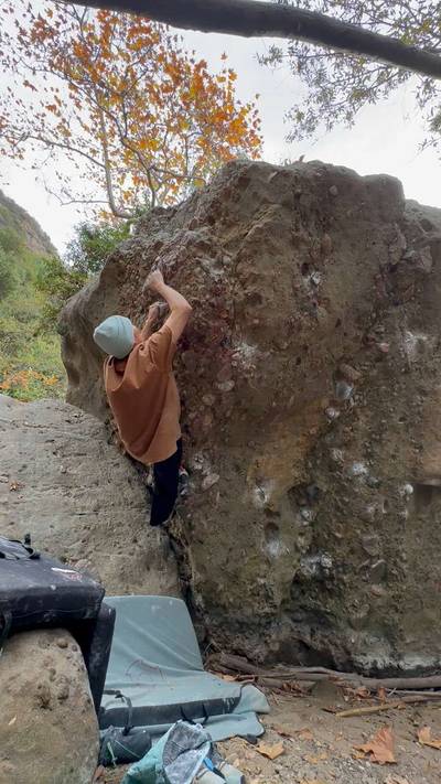 Maple Canyon Arete v3, Malibu - Beta Video from seomtallrock