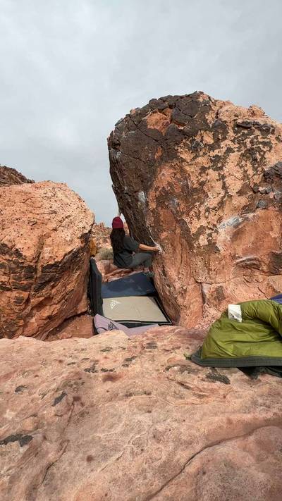 Put Your Shoes On Arete v3, Red Rock - Beta Video from tiinnngggg