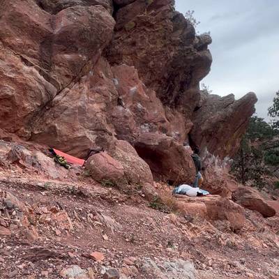 Monkey Traverse v4, Flagstaff Mountain, CO - Beta Video from just.a.michelle