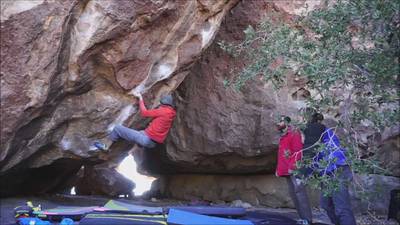 Barefoot on Sacred Ground v11, Hueco Tanks - Beta Video from tompeckitt