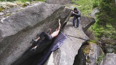 Frontside v12, Squamish - Beta Video from tompeckitt