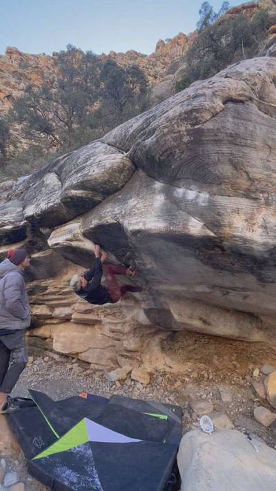 Ode to the Modern Mayor v9, Red Rock - Beta Video from routesetter