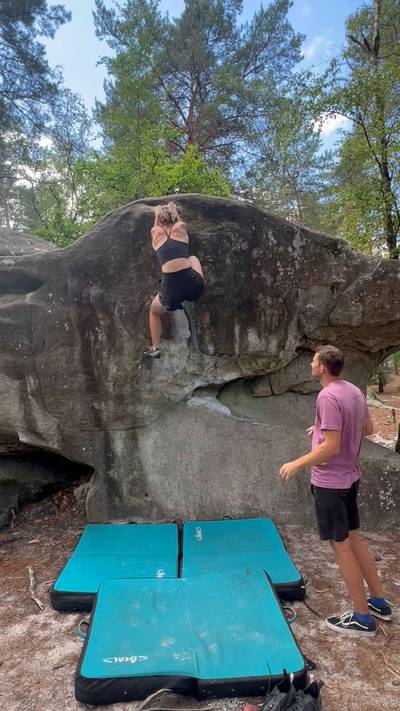 Little Crack v2, Fontainebleau - Beta Video from lexicon_rock