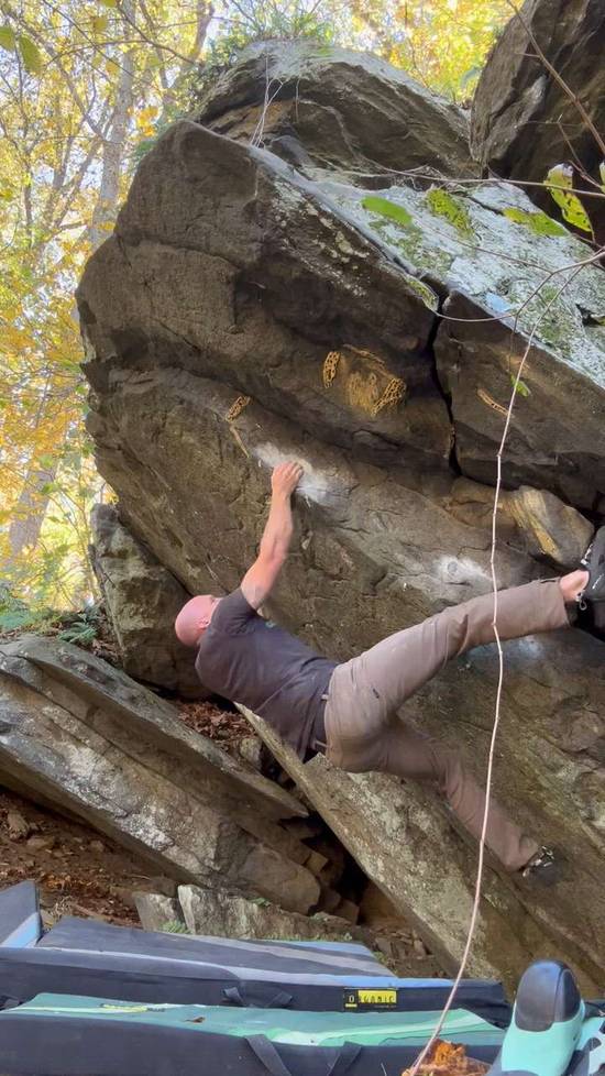 Brunson Bunker v6, Patapsco Valley State Park - Beta Video from jpoole