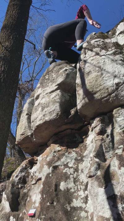 Fall Forward v1, Hospital Boulders - Beta Video from almabclimbing
