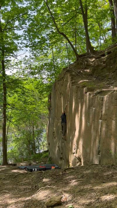 Purple Haze v5, Grand Ledge - Beta Video from BozClimbz