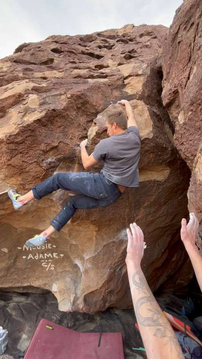 Mousie Adame v7, Hueco Tanks - Beta Video from travieggg