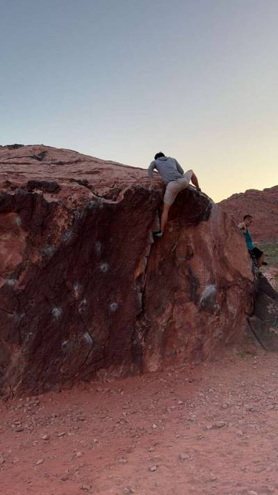 The Spreader v0, Red Rock - Beta Video from justclimbin