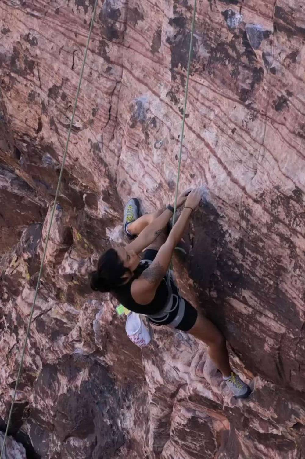 Mac And Ronnie In Cheese 5.10a, Red Rock - Beta Video from vnessaclimbs