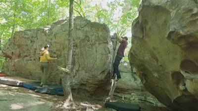 Element Arete v2, Hospital Boulders - Beta Video from MarioTheClimber