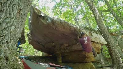 Pittman Arete v5, Hospital Boulders - Beta Video from MarioTheClimber